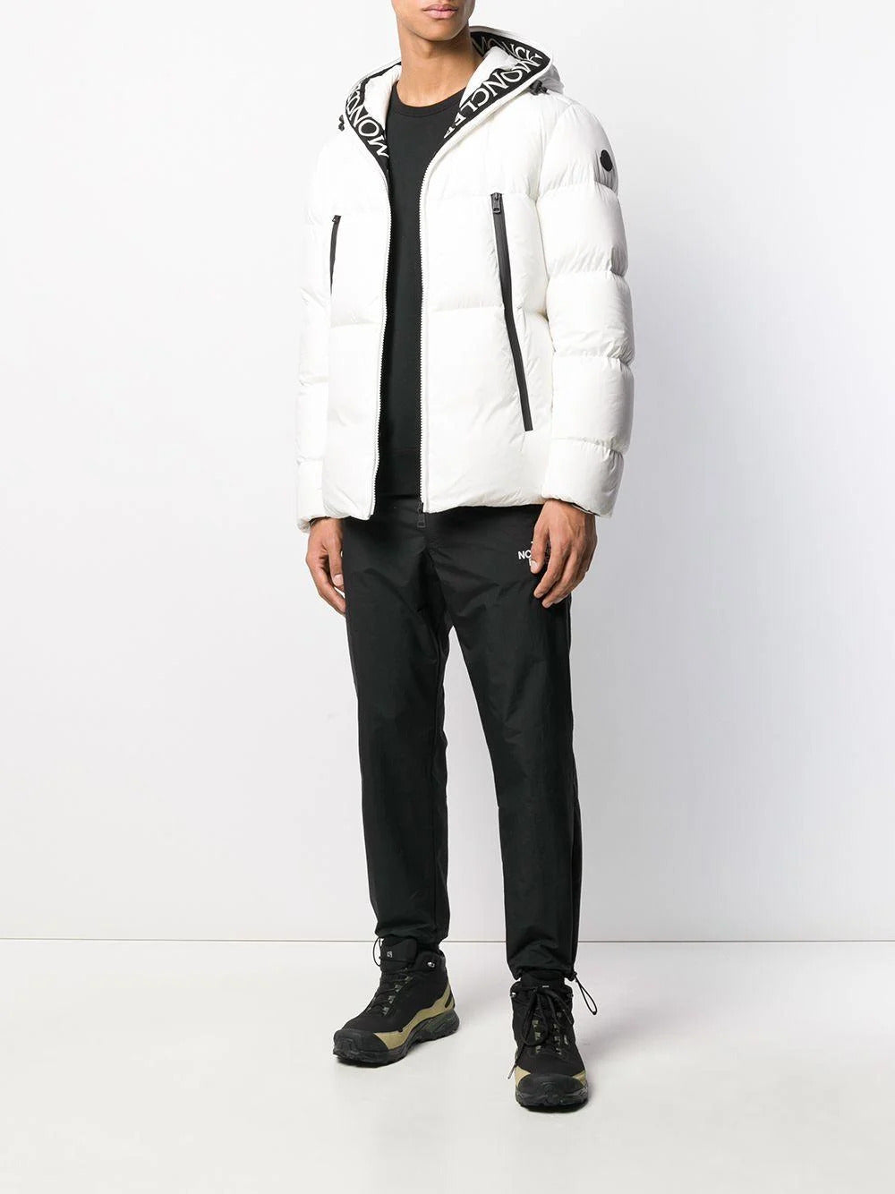 Moncler Hooded Short Down Jacket