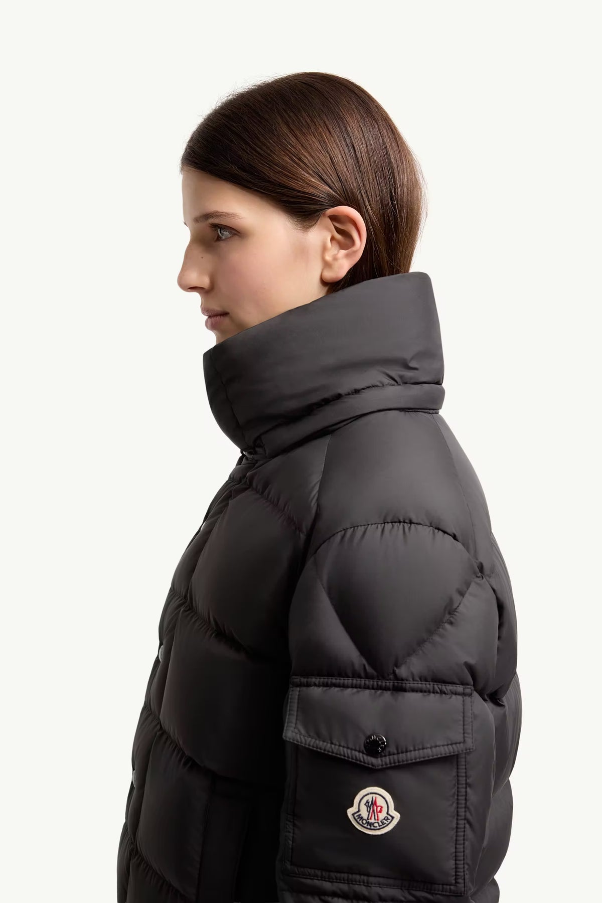 Moncler Maya 70 Hooded Short Down Jacket Womens