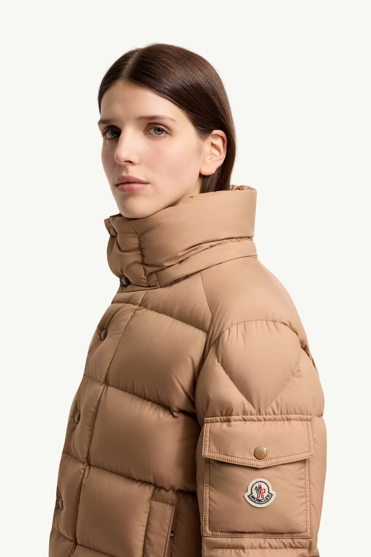 Moncler Maya 70 Hooded Short Down Jacket Womens