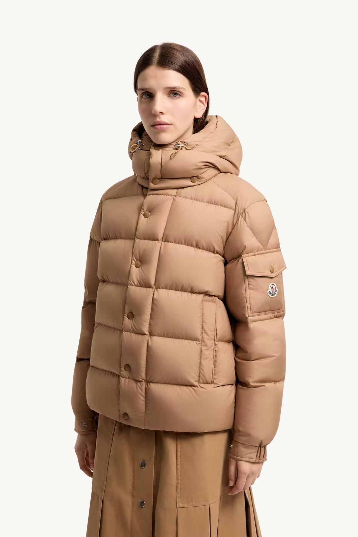 Moncler Maya 70 Hooded Short Down Jacket Womens