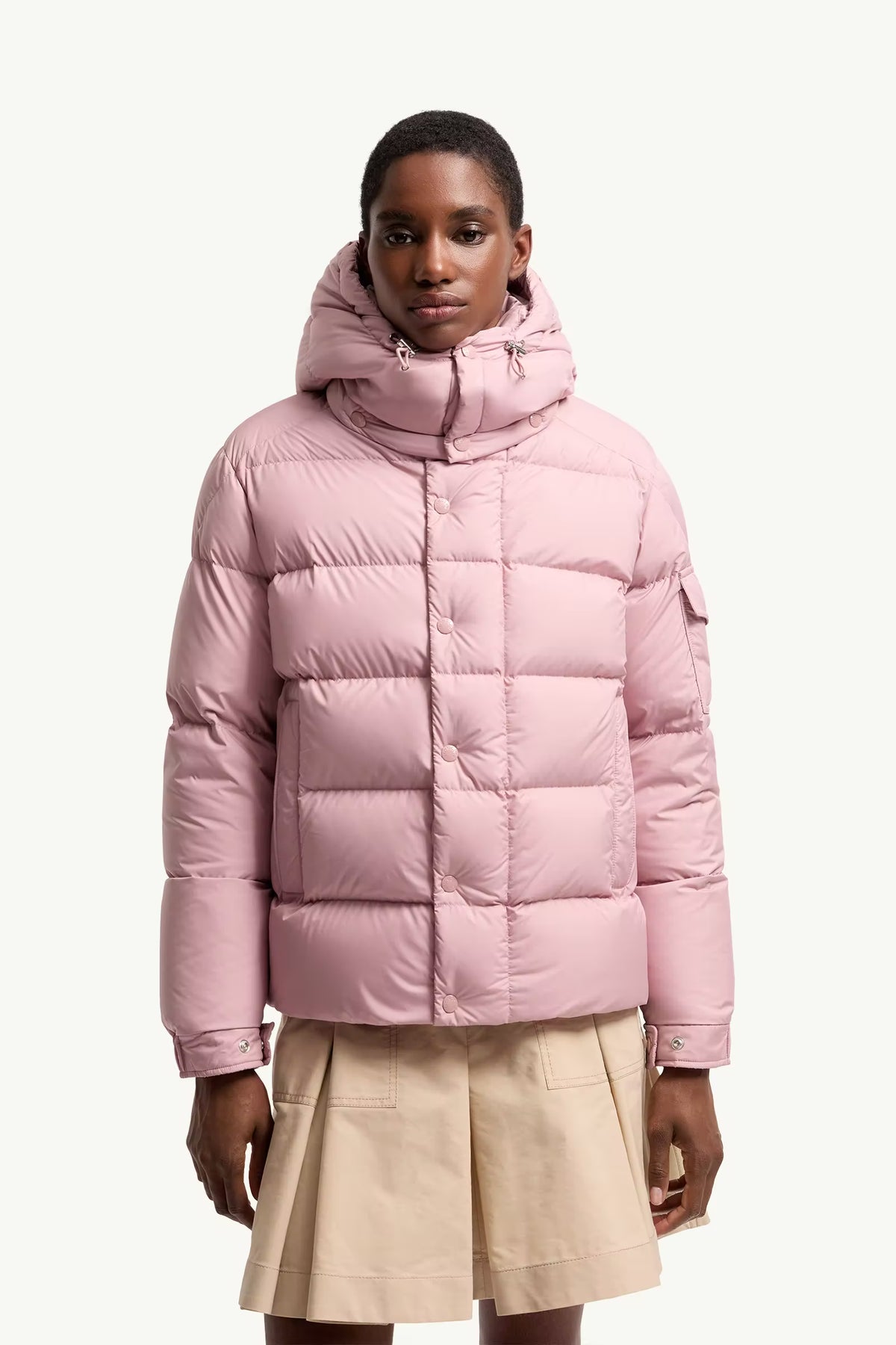 Moncler Maya 70 Hooded Short Down Jacket Womens