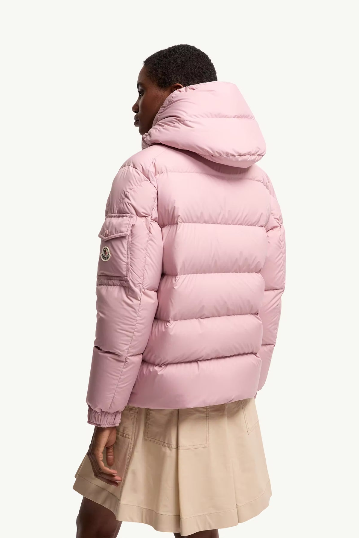 Moncler Maya 70 Hooded Short Down Jacket Womens
