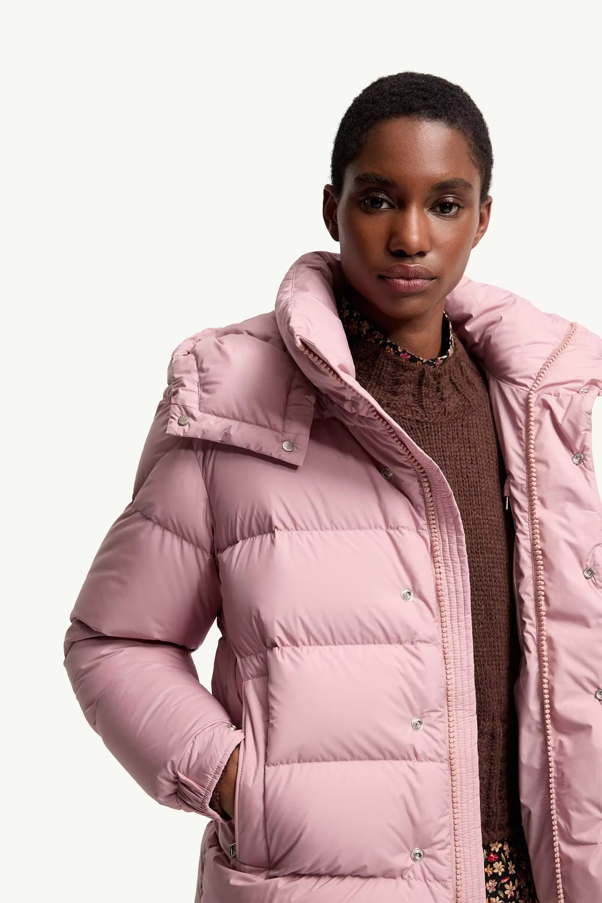 Moncler Maya 70 Hooded Short Down Jacket Womens