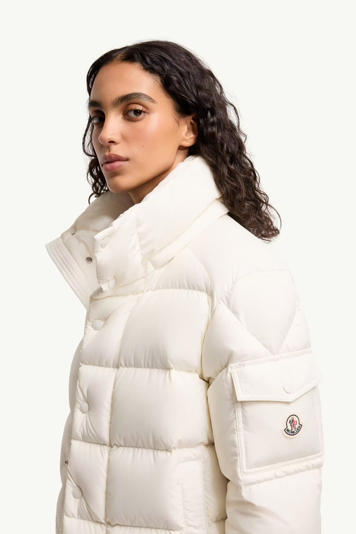 Moncler Maya 70 Hooded Short Down Jacket Womens