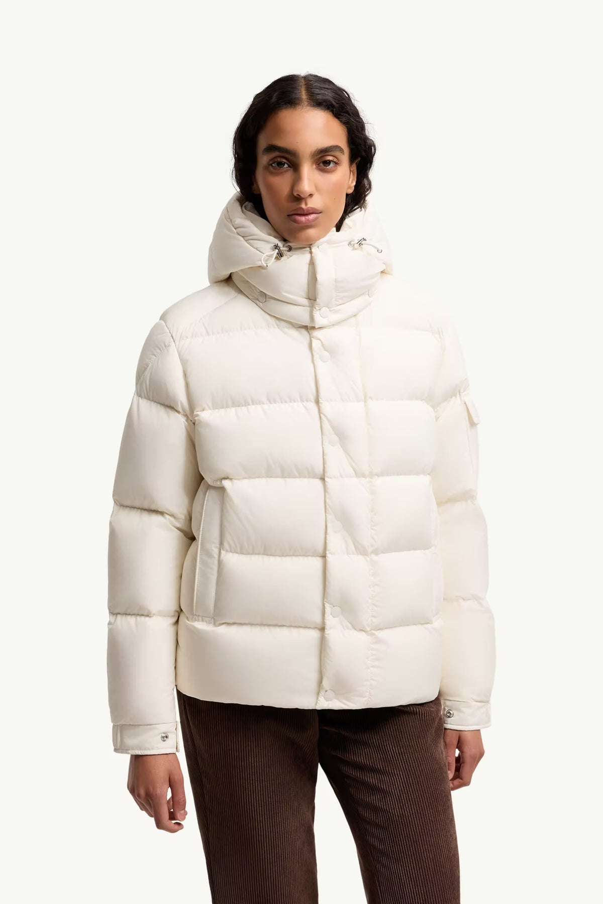 Moncler Maya 70 Hooded Short Down Jacket Womens