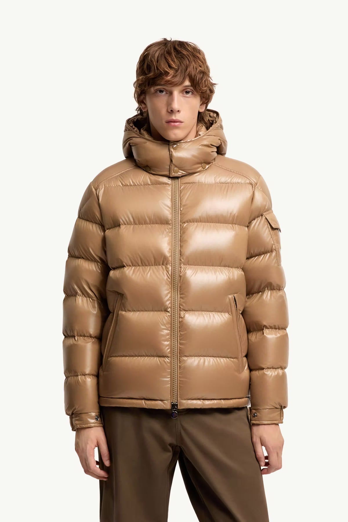 Moncler Maya Hooded Short Down Jacket