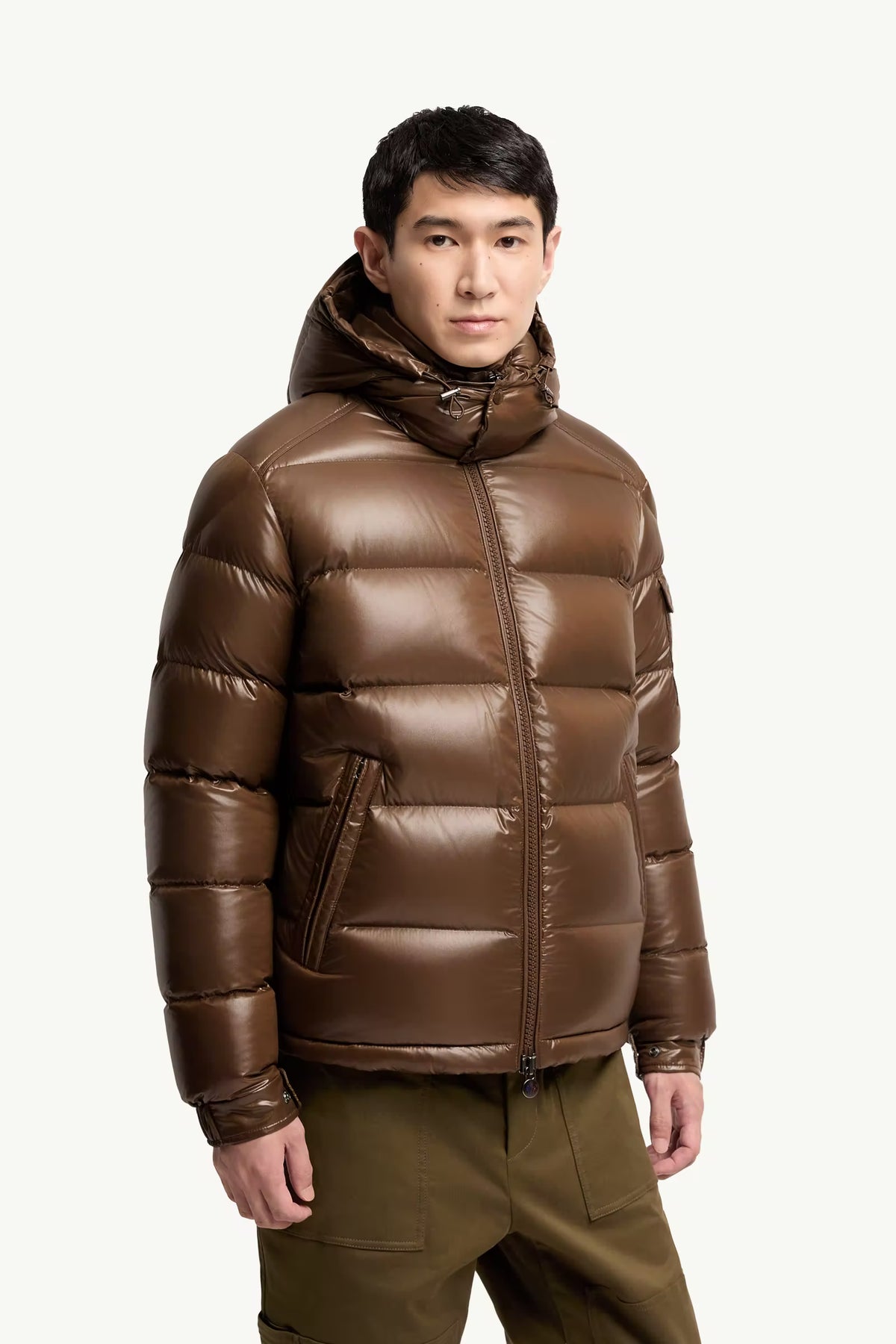 Moncler Maya Hooded Short Down Jacket