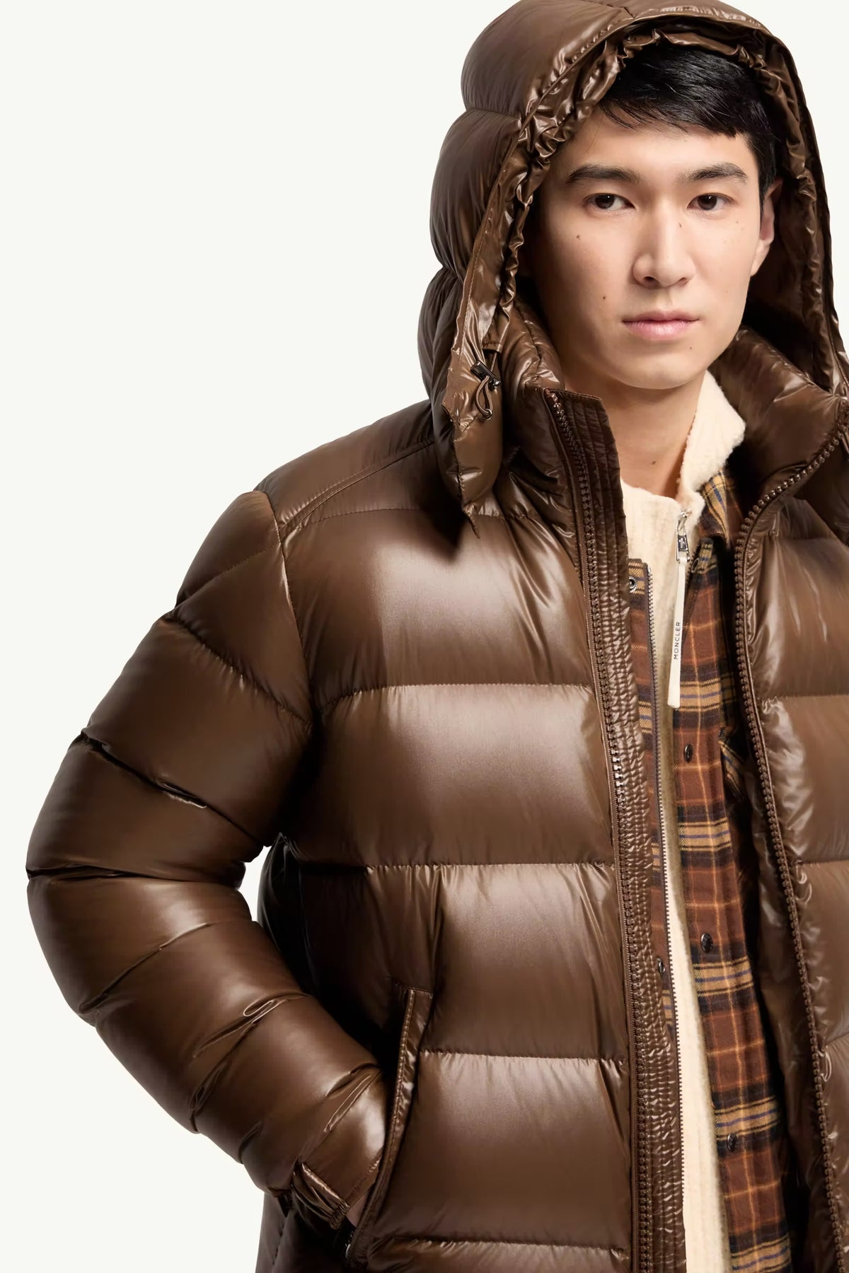 Moncler Maya Hooded Short Down Jacket