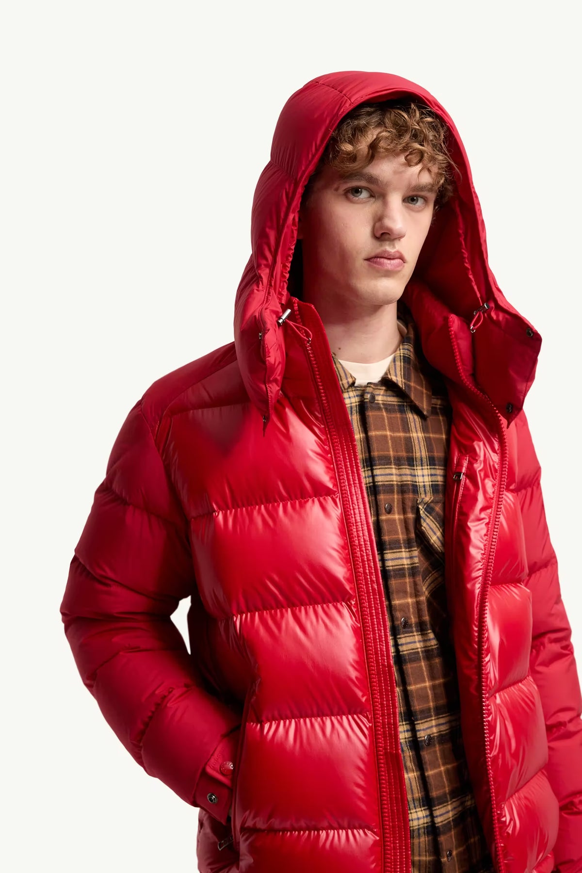 Moncler Maya Hooded Short Down Jacket