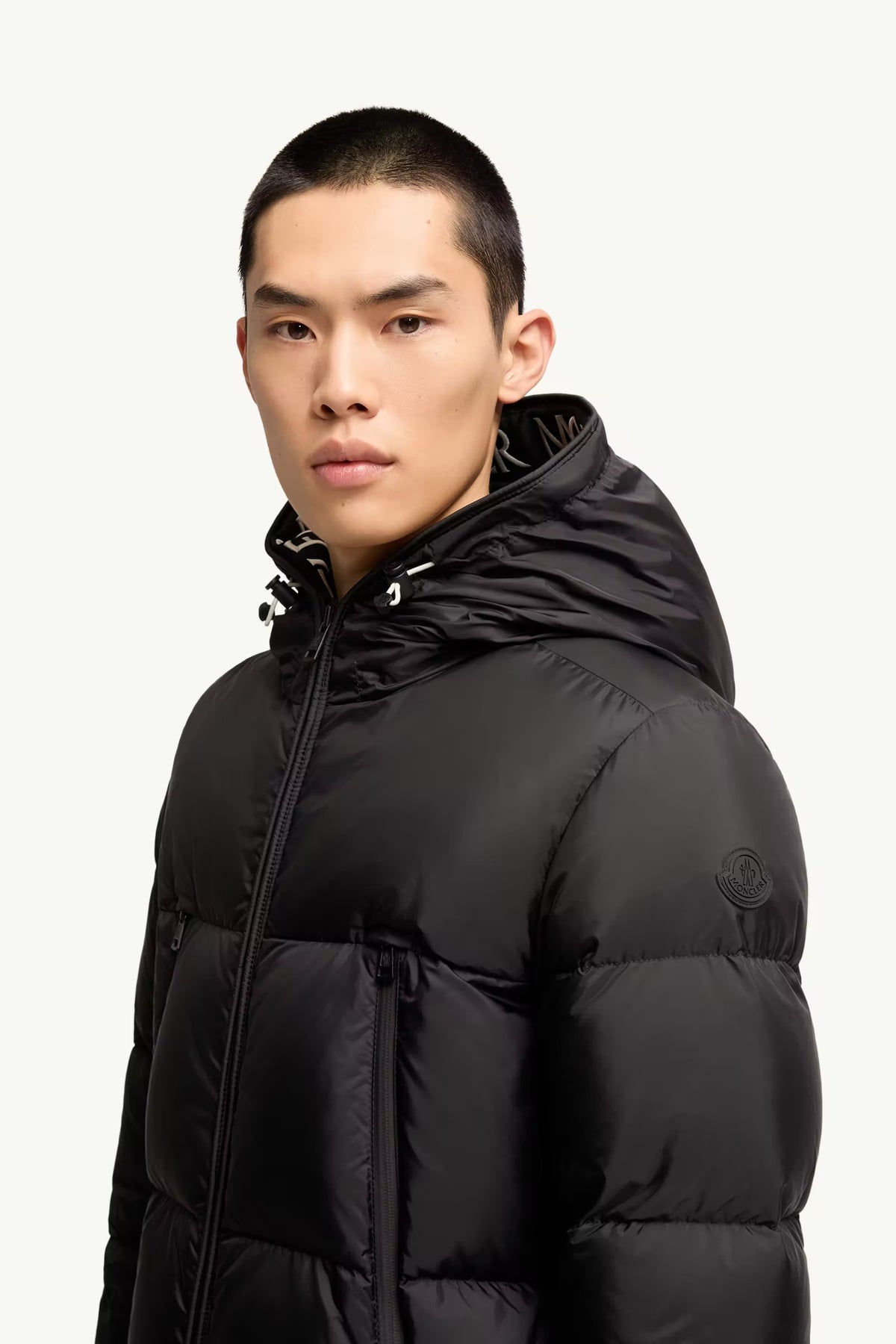 Moncler Hooded Short Down Jacket