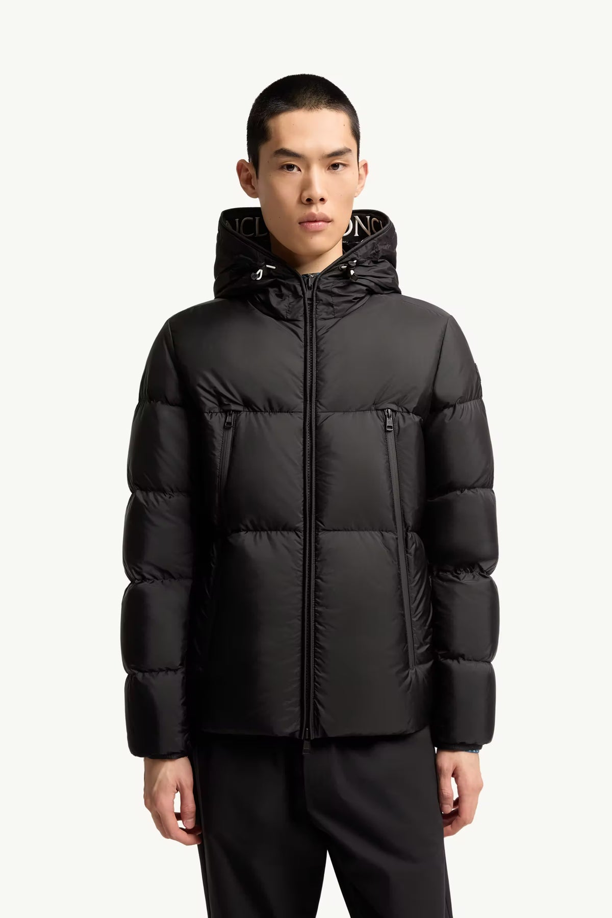 Moncler Hooded Short Down Jacket